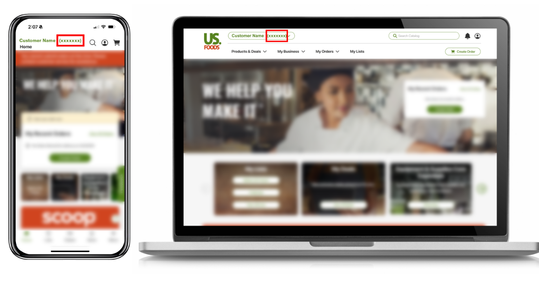 Customer Number Website Thumbnail